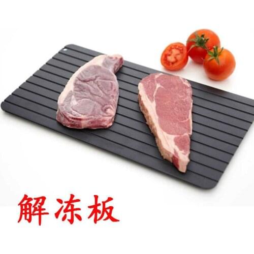 New Creative Kitchen Supplies Aluminum Quick Defrost Tray Quick Defrost Plate