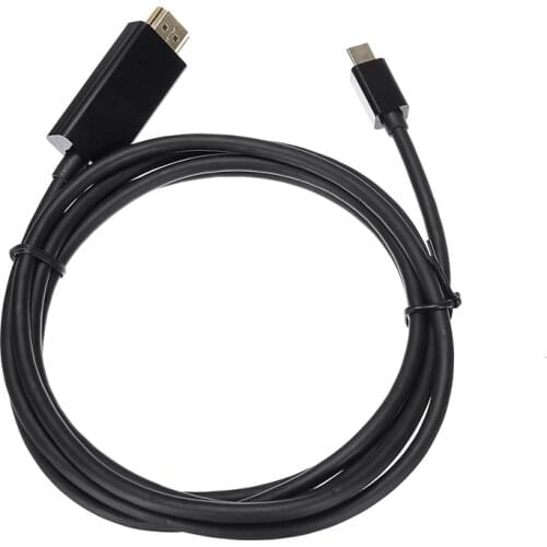 Mini DP Display Port to 1080p HDMI Male ThunderBolt Cable Adapter For MacBook Air Pro Audio Video Cables Accessories 1.8M