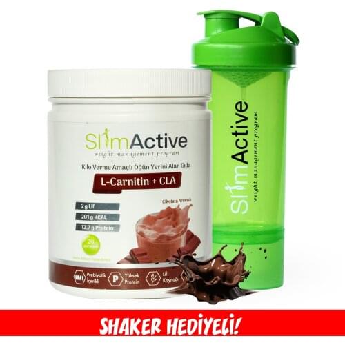 Slim Active Formula 1 Healthy Meal Nutritional Shake COCOA 420g Milk Protein L-Carnitin CLA Prebiotic Stevia Diet
