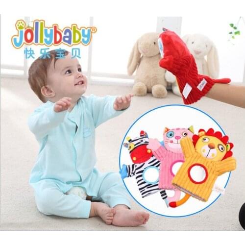 TOP!!! 18cm Animal Hand Puppet Toys Plush Puppets Panda Sloth Donkey Cat Monkey Lion Doll Baby Toy Brinquedo Marionetes Fantoche