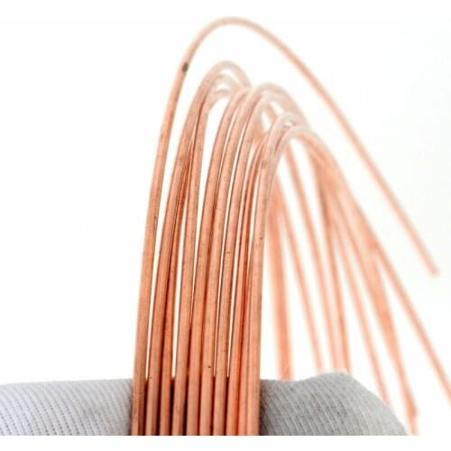 10pcs 1.6x330mm HSCU Red Copper Solid Round Gas Bronze Rod For Riveting Cutting