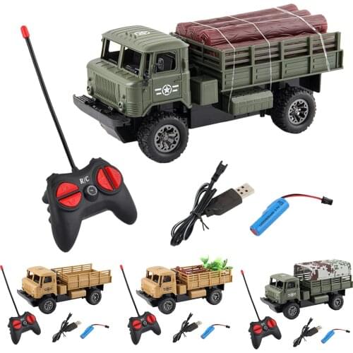 4CH Electric RC Construction Truck 1:20 LED Light Radio Remote Control 4WD Off-Road Crawler Engineering Vehicles Toys