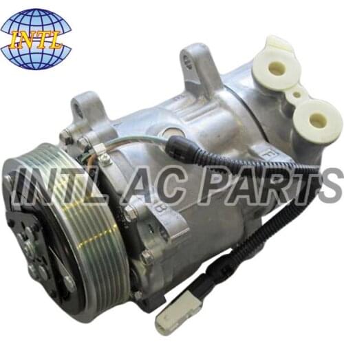 Sanden 1421 1431 Auto AC A/C Compressor For Citroen Xsara Peugeot 106 9641111780 9659237280 TSP0155424 TSP0155242 6453FS 6453JK