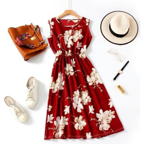 Летние платья без рукавов CANClO China At AliExpress