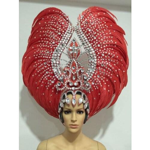 Lo spettacolo di danza copricapo di piume di accessori di abbigliamento La FESTA La Maschera IL Festival