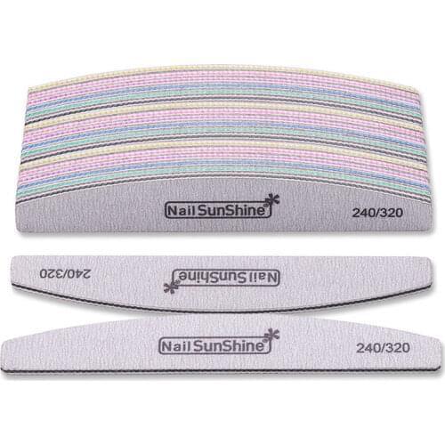 Wholesale Double Side Nail Art File 100/180/240 Buffer Nail Art Sanding Files Salon Manicure Accessory UV Gel Tip Pedicure Tool