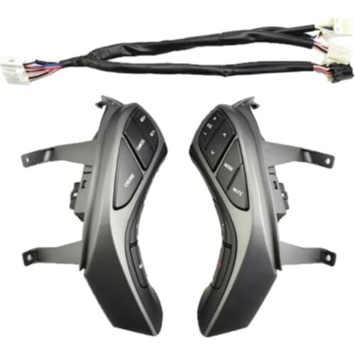 Cruise Control Music Steering Wheel Buttons for Hyundai Elantra 2012-2015 AT 2012-2014 MT I30 MT Switch-14Pins-Low