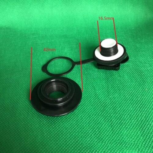 1pcs Air Valve Caps Inflate Deflate Airlock Spiral Air Plugs Replacement Screw For Inflatable Boat Kayak Canoe Raft Airbed Black