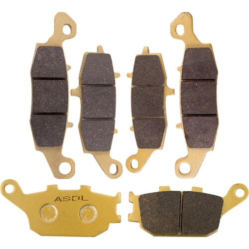 Motorcycle Front Rear Brake Disc Pads Set For Suzuki SV400 DL650 DL1000 V-Strom DL 650 1000 GSF650 Naked Bandit 650 GSR750 SV650