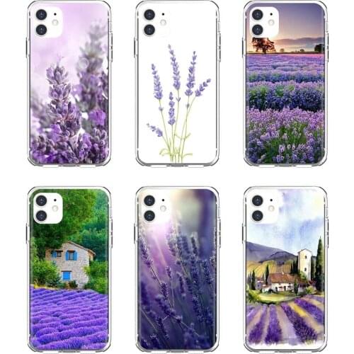 Lavender-Flower-Lavandula-vanilla For Samsung Galaxy A12 A31 A41 A51 A71 A20e A21s M30 A10 A30 A40 A50 A60 A70 Soft Skin Cover