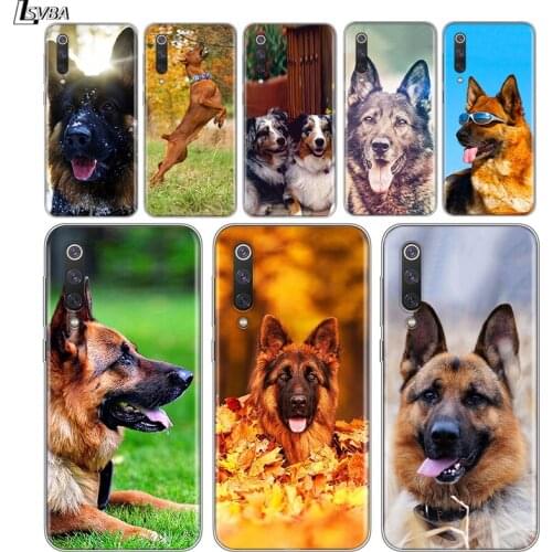 German Shepherds Dogs Soft TPU Silicone Cover For Xiaomi Mi Note 11 10T 10 9 9T SE 8 Lite Pro Ultra 5G Phone Case