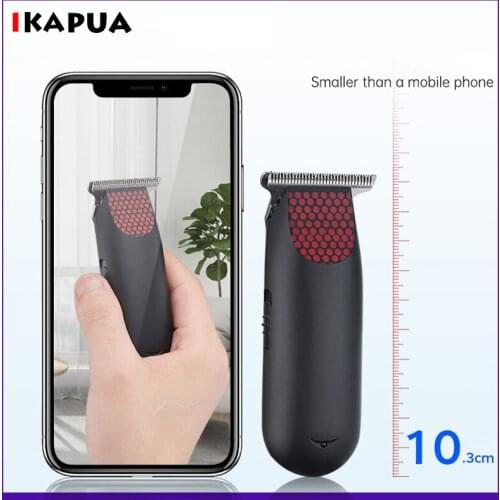 Low Noise Mini Hair Clipper Cutting Electric Clipper Shaver Portable Beard Barber Razor USB Charging Ear Nose Hair Trimmer