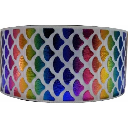 New arrival free shipping 50yards 3''inch 75mm iridescen foil printed grosgrain ribbons cartoon ribbon DIY accessories