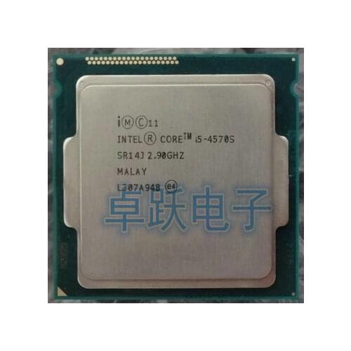Original I5 4570S 2.9GHz LGA 1150 22nm 65W SR14J quad core Desktop CPU Processor scrattered pieces free shipping
