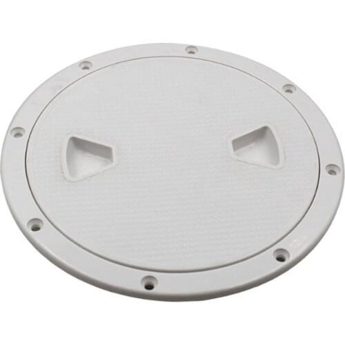 Plastic White Non Slip 8" Deck Inspection Access Hatch for Yacht Marine