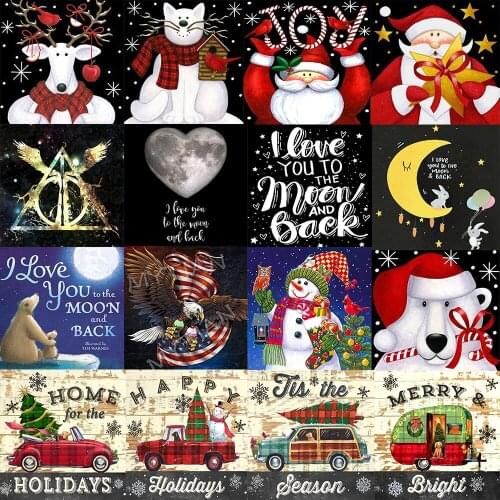 Full Round DIY 5D Diamond Painting Diamond Embroidery mosaic Cartoon Snowman Santa Claus Cross Stitch Kits Christmas Home Gift