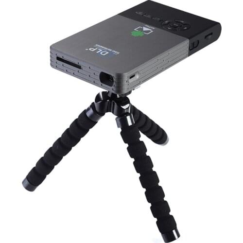 Pocket projector c2 dlp projector full Portable Wifi Project Android OS 1G/8G LED home cinema bluetooth4.0 projector mini pc