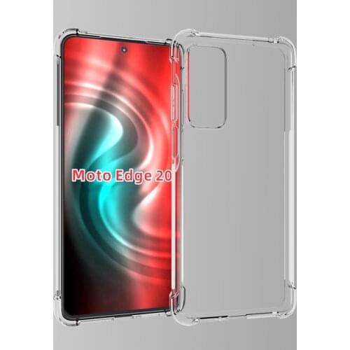 Crystal Clear Anti-slip Anti-Scratch Shockproof Durable Flexible TPU soft Case Cover for Motorola Moto edge 20 2021 Cases