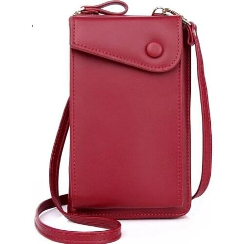 Hasp Women Fashion Shoulder Bags Double-layer Large-capacity Mobile Phone Bag Zipper Messenger Bag Multi-card Lady Wallet