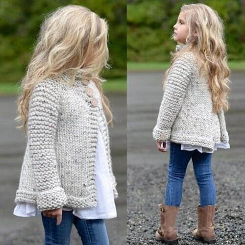 New 3 Solid Colors Spring Autumn Winter Baby Girls Knitted Cardigan Children Kids Swallowtail Cape Sweater Clothes Outfits