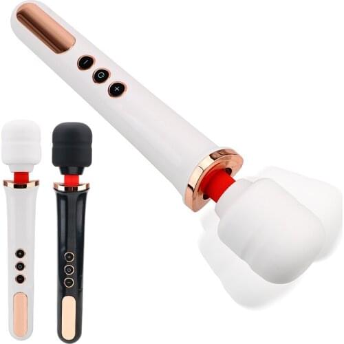 Wand Body Massager Magic Clit Stimulator Vibrator Waterproof Sex Toys for Women Lesbian Vagina Vibrator AV Stick 10 Frequency