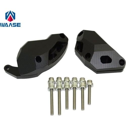 Waase For Kawasaki Ninja ZX10R ZX-10R ZX 10R 2016 2017 2018 2019 2020 Left & Right Engine Crash Guard Pad Frame Slider Protector