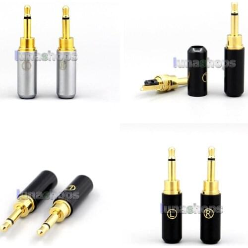 1pair Headphone Earphone DIY Mono Pin Adapter For oppo PM-1 PM-2 Hifiman HE560 HE-350 HE1000 V2 LN006439