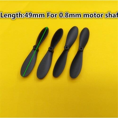 4.9cm 49MM Length 0.8mm Hole Main Blades Props Propellers Drone R/C Spare Parts Helicopter Quadcopter Access