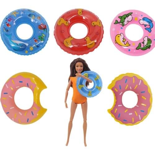 Doll Accessories Summer Clothes Doll Bathing Suit + Slippers + Swimming Ring + Socks The Best Gift For a Generation Of Girls