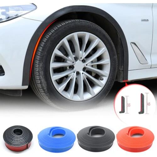 Car Styling Car Fender Wheel Eyebrow Protector Lip Wheel-arch Trim Wheel Eyebrow Decorative Proof Scratch Automobile Accessories