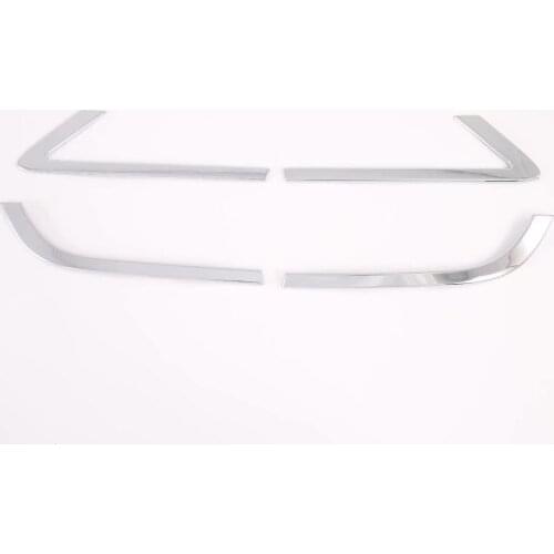 For Hyundai Tucson 2019 2020 Car Accessories ABS Chrome Rear Reflector Fog Light Lamp Cover Trim Bezel Frame Styling Garnish