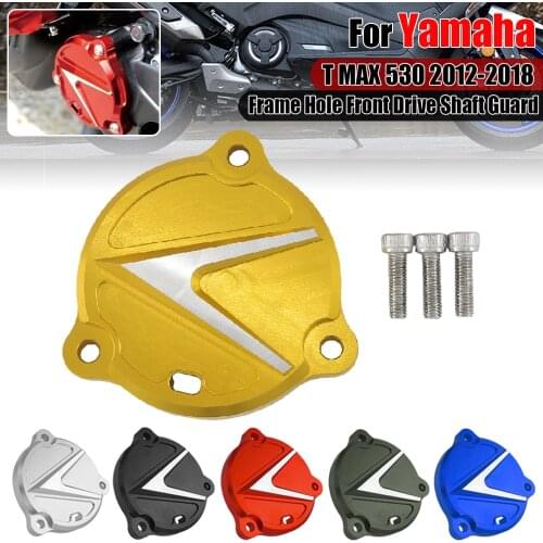 For YAMAHA TMAX530 T-MAX530 T MAX TMAX 530 2012-2018 Motorcycle Frame Hole Front Drive Shaft Guard Protector Decorative Cover