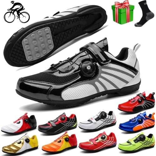 Breathable Light Mountain Bike Shoes MTB Bicycle Sneakers for Men Women Road Bicycle Durable Outdoor Socks Bicicleta Carretera