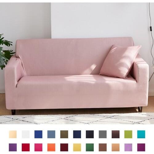 Elastic Sofa Covers Red/Green/Purple/Grey Stretch Couch Covers for Sofas Slipcovers 1/2/3/4 Seater Furniture Protector Cover