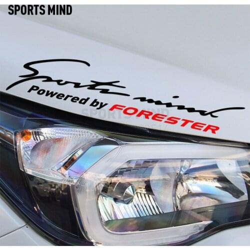 2 Pieces Sports Mind Car Styling On Car Lamp Eyebrow Automobiles Car Sticker For subaru forester exterior accessories