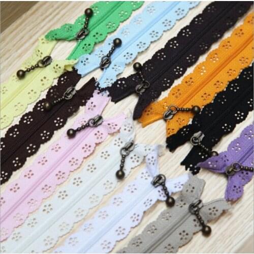 20/25/30/35cm Nylon LaceZipper Sewing Accessories Random Color DIY Zipper Accessories Suitable for a Variety of Clothing