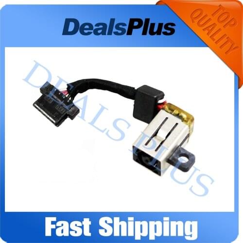 New DC Power Jack with Cable Socket For Dell Latitude 13 7000 7350 Power interface A14891-GT074 DC30100ST00