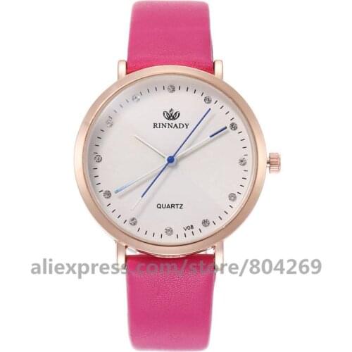 Wholesale Womens Bracelet Dress Watch Women Fashion Casual Quartz Leather Wristwatch