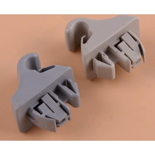 DWCX MR779704 MR779705 Plastic Sun Visor Hook Fit for Mitsubishi Pajero Montero MK3 2000 2001 2002 2003 2004 2005 2006