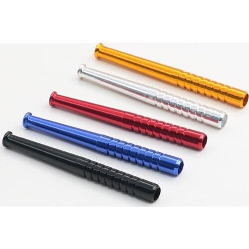 Portable Metal Snuff Sniffer Snorter Straw Nasal Tube Snuffer Bullet 78mm Random Color