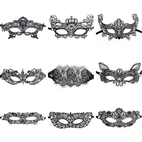 Sexy Women Lace Eye Face Mask Party Masks For Masquerade Halloween Venetian Costumes Masquerade Ball Prom Halloween Costume