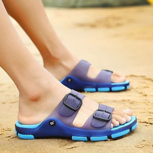 Slippers Men Shoes Summer Unisex Bathroom Slipper Male Couple Beach Sandals Fashion Home Slippers Non-slip Floor Flip Flops