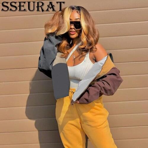 SSEURAT Women's Bomber Jackets