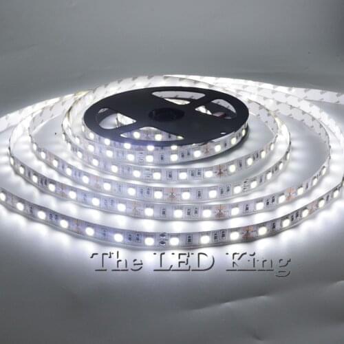 LED Strip 5050 Waterproof DC12V Flexible LED Light 60 leds/m IP65 Waterproof 5m/lot 5050 RGB LED Strip red blue green Warm White