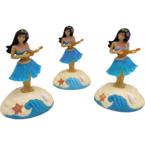 Car Decoration Solar Powered Dancing Swinging Girl Obble Dancer Toy Kids Gift Car Interior Dashboard Decoration Acessories