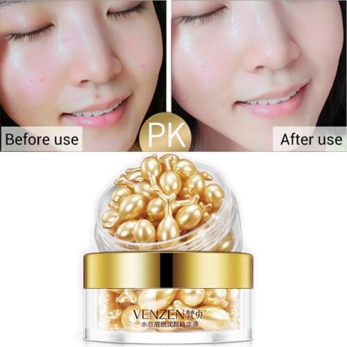30Pcs/Bottle Hyaluronic Acid Essence Capsules Anti-aging Vitamin E Serum Spot Acne Removing Whitening Cream Essence Face Care