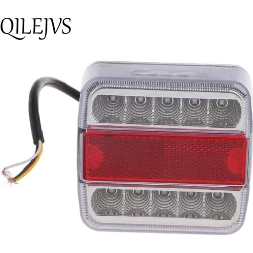 DC 12V 14 LED Truck Car Trailer Boat Caravan Rear Tail Light Stop Lamp Taillight