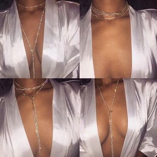 2020 Boho Vintage Gold Sliver Necklaces For Women Bead Crystal Various Modeling Necklace Multilayer Female Jewelry Wedding Gift