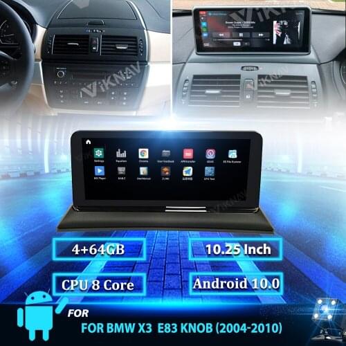 10.25ich Android Car Radio For BMW X3 E83 2004-2010 GPS Navigation DVD Multimedia Player auto Stereo Carplay 2din