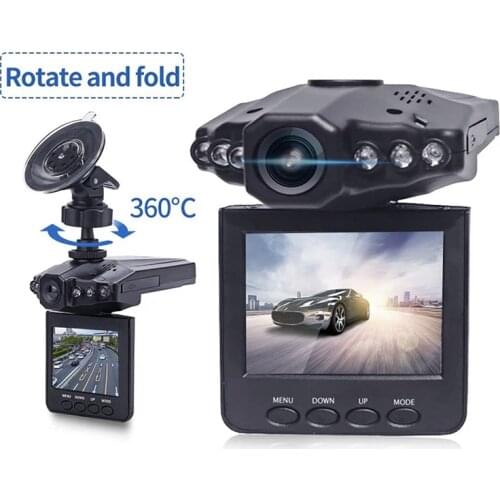 2.2 Inch Full High-definition 1080P Car DVR Vehicle Camera Video Recorder 6 Infrared LED Night Vision Rotation BIN
